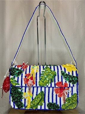 Viral Beaded Floral Stripe Shoulder…Tjmaxx & Marshalls